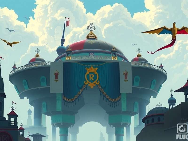 Luxurious setup of Azul Royal board game with metallic tiles and dual-layer boards