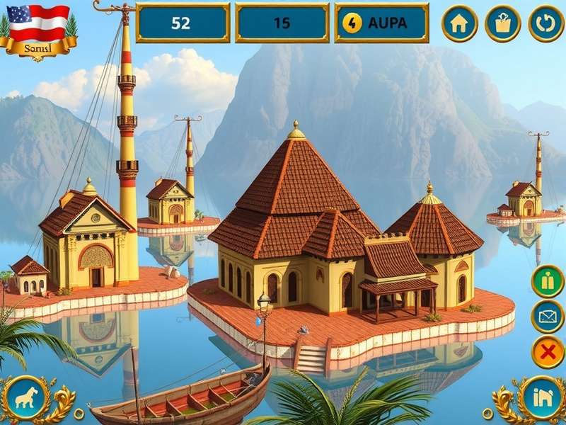 Screenshot of Azul game being played online with colorful tiles