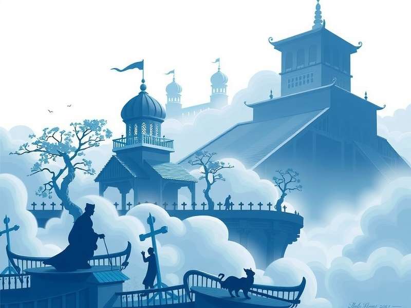 Colorful Azul game tiles arranged in a beautiful mosaic pattern