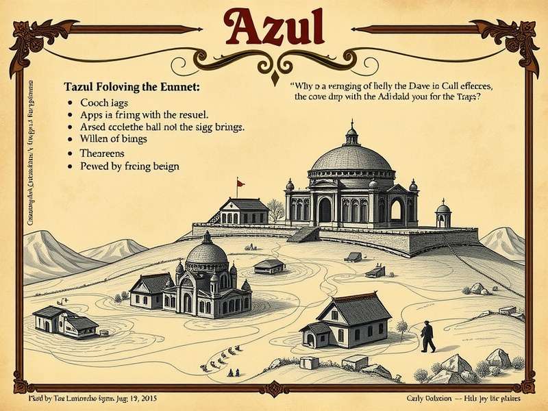 Azul board game components and tile setup on a table