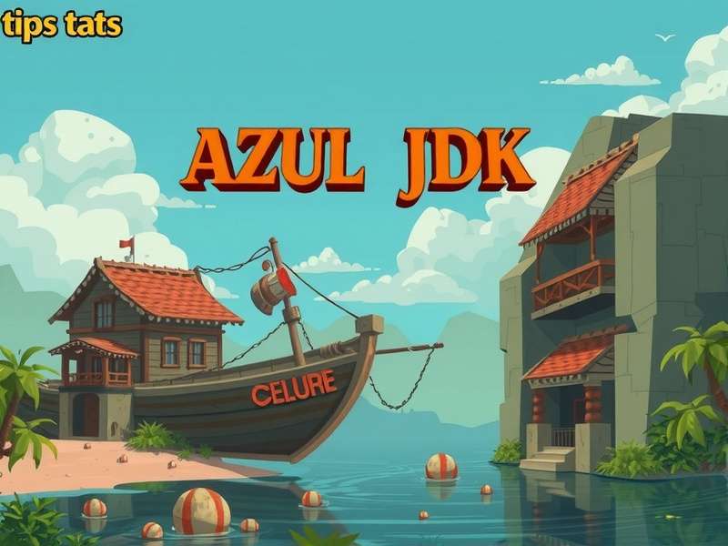 Azul Zulu JDK performance visualization with game elements overlay