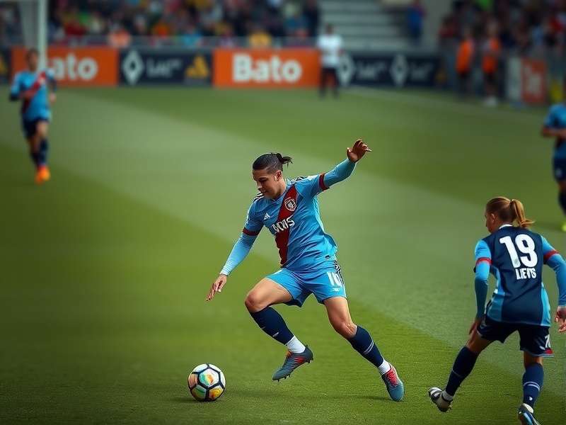 Cruz Azul stadium with Azul game tiles overlay