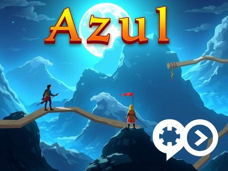 Azul Game board setup with colorful tiles