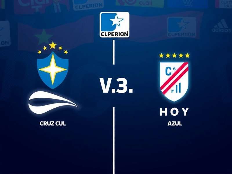 Cruz Azul player in intense match action during a Liga MX game