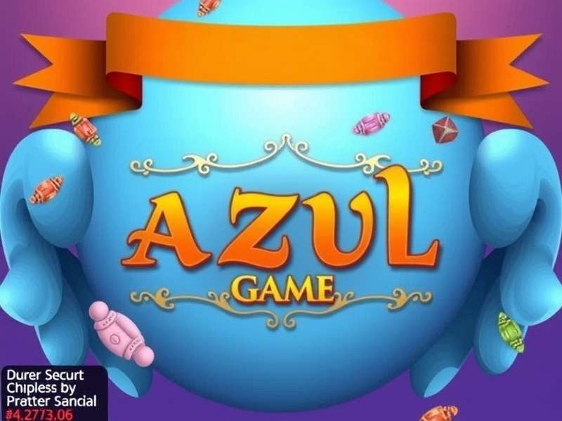 A complete Azul board game setup with colorful tiles and player boards