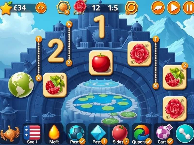 Azul board game with colorful tiles laid out