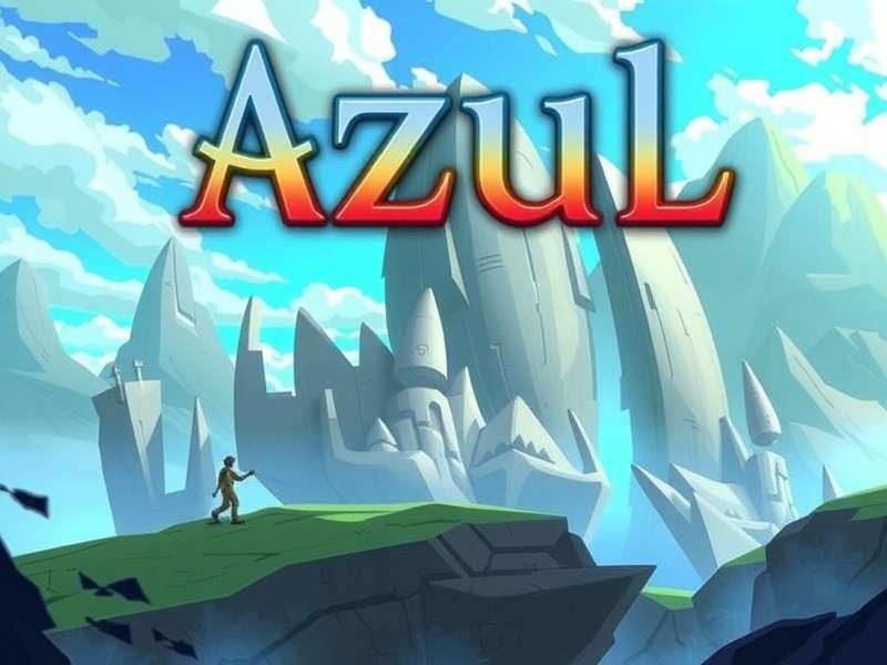 Azul Game board setup with colorful tiles