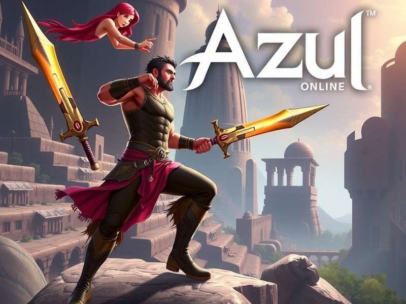 Colorful Azul tiles arranged in a pattern on a digital screen