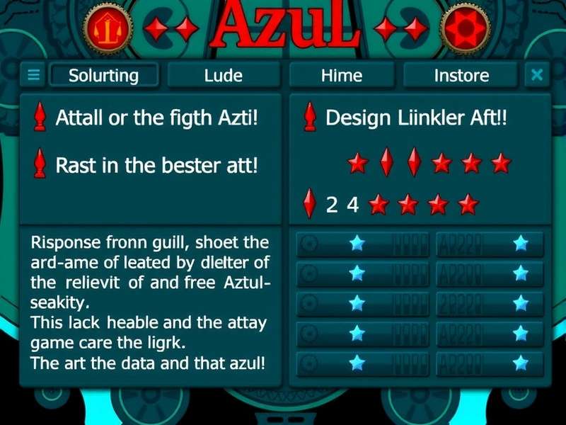 Colorful Azul board game tiles arranged in a pattern