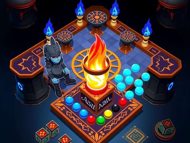 A player's wall in Azul showing a nearly complete pattern with strategic gaps