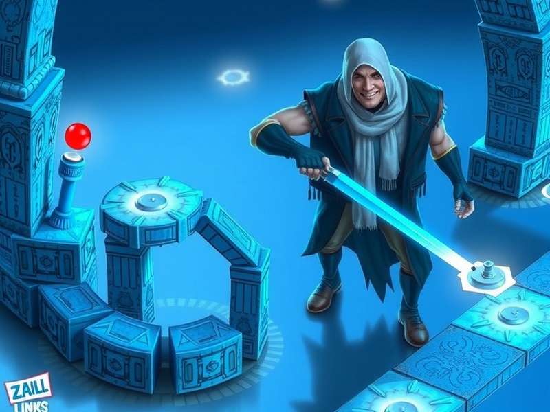 Colorful Azul game tiles arranged in a strategic pattern on a wooden board