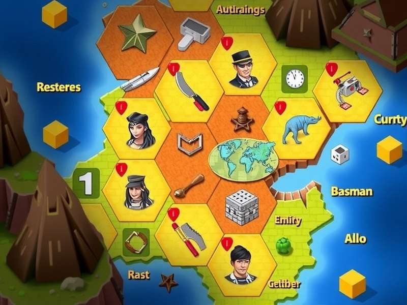 Azul board game tiles arranged in a strategic pattern