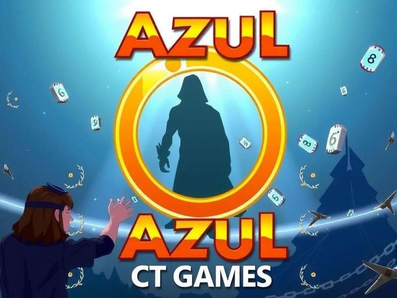 Colorful Azul game tiles arranged in a mosaic pattern