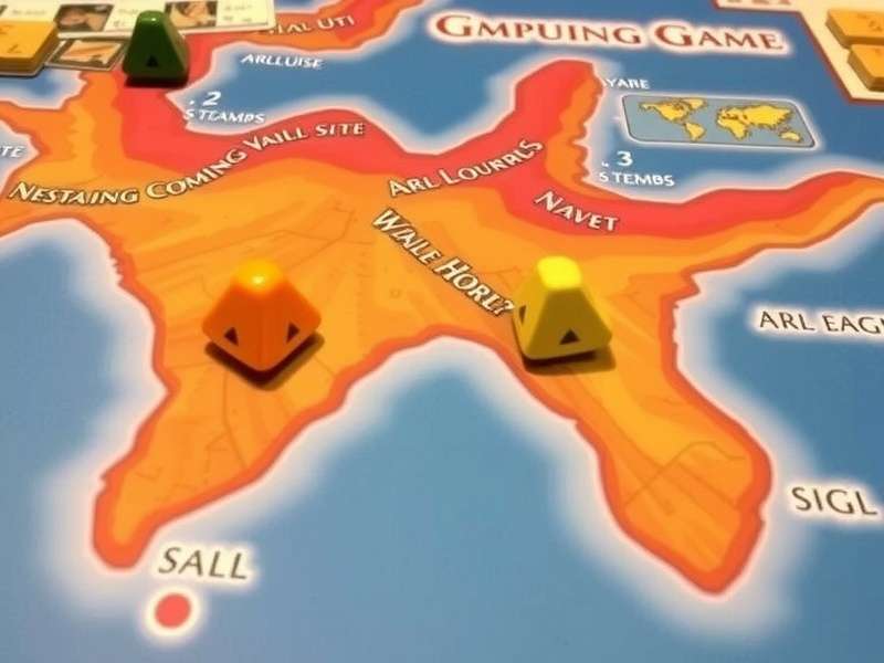 Azul board game setup with colorful tiles on table