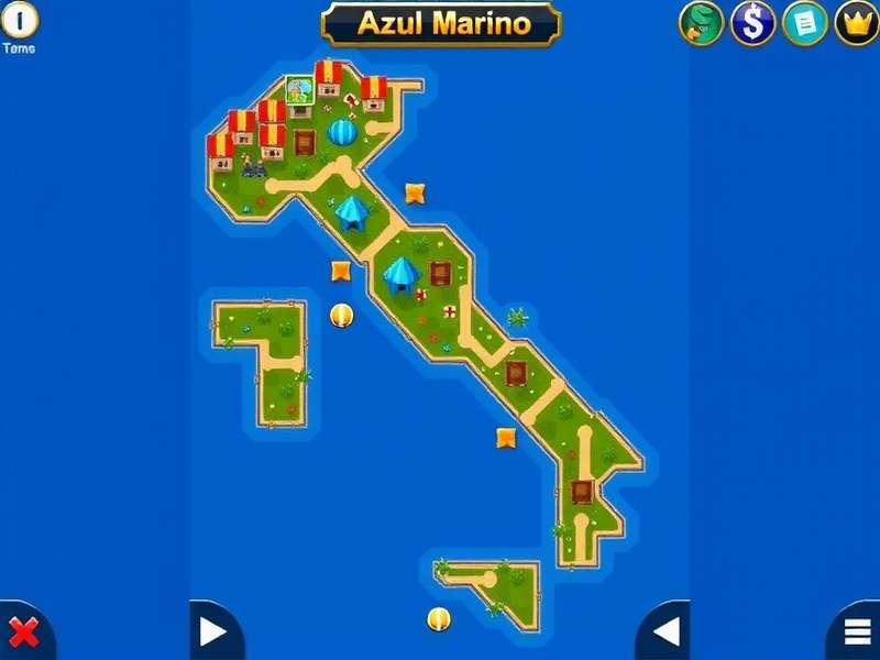 Azul Marino game board with oceanic blue tiles arranged in a stunning pattern