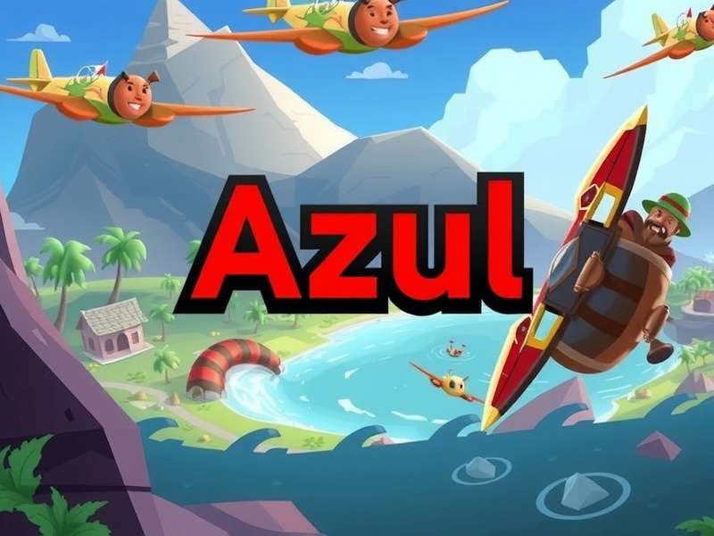 Azul game running on Windows 10 desktop with colorful mosaic tiles