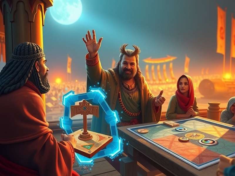 Azul board game age range - families and kids playing Azul together